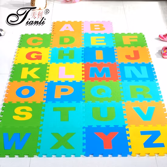 Kinder-Puzzlematte, Baby-Schaumstoff-Spielmatte mit passender Form, süßes Tier