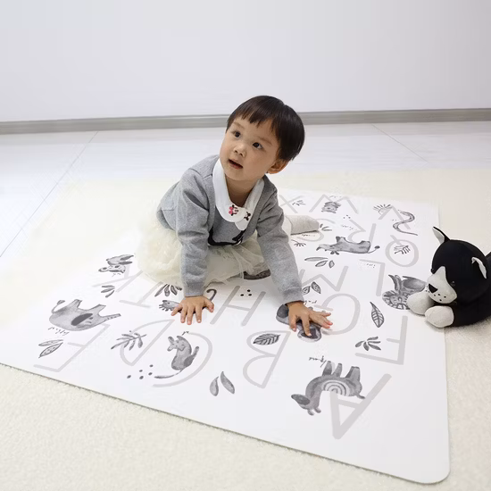 Cartoon Tier Baby Spielmatte Baumwolle Kinder Krabbeln Teppich Matte für Kinder Schlafen Teppiche