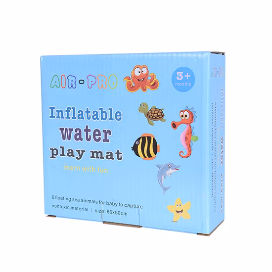 Wasserspielmatte, aufblasbares Babyspielzeug, Bauchzeitmatte für Babys und Kleinkinder