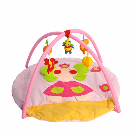 Großhandelspreis Babyspielmatte Ungiftige Baumwolle Plegable Matte (PM04)