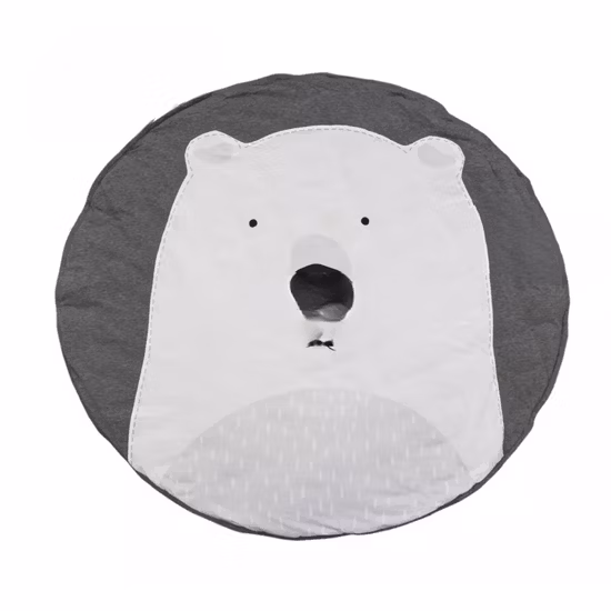 Zusammenklappbarer, weicher, runder Babyzimmer-Teppich für Fitnessstudios und Kleinkinder