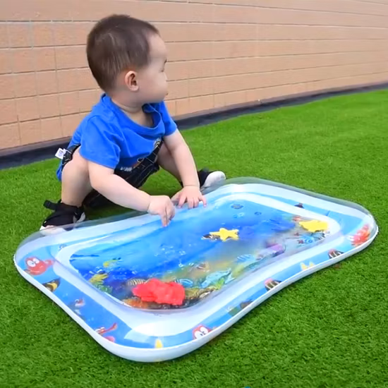 Aufblasbare Baby-Wasserspielmatte in Haifischform